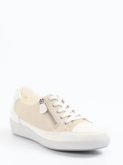 Christian Dietz – Komfort-Sneaker aus Veloursleder Beige