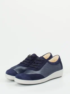 Christian Dietz – Komfort-Sneaker aus Stretch und Veloursleder