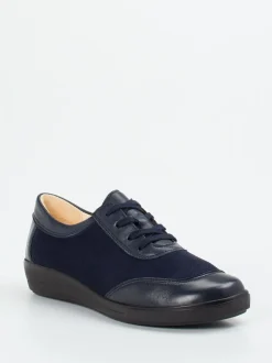 Christian Dietz – Komfort-Sneaker aus Stretchleder blau