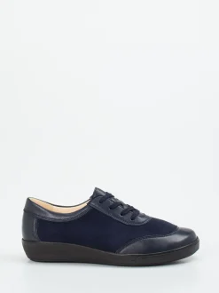 Christian Dietz – Komfort-Sneaker aus Stretchleder blau