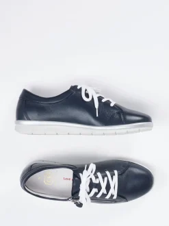 Christian Dietz – Komfort-Sneaker aus Kalbleder Dunkelblau