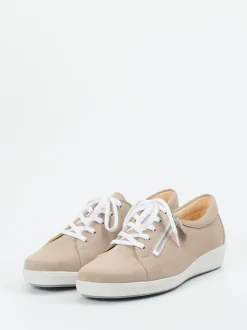 Christian Dietz – Komfort-Sneaker aus Veloursleder beige