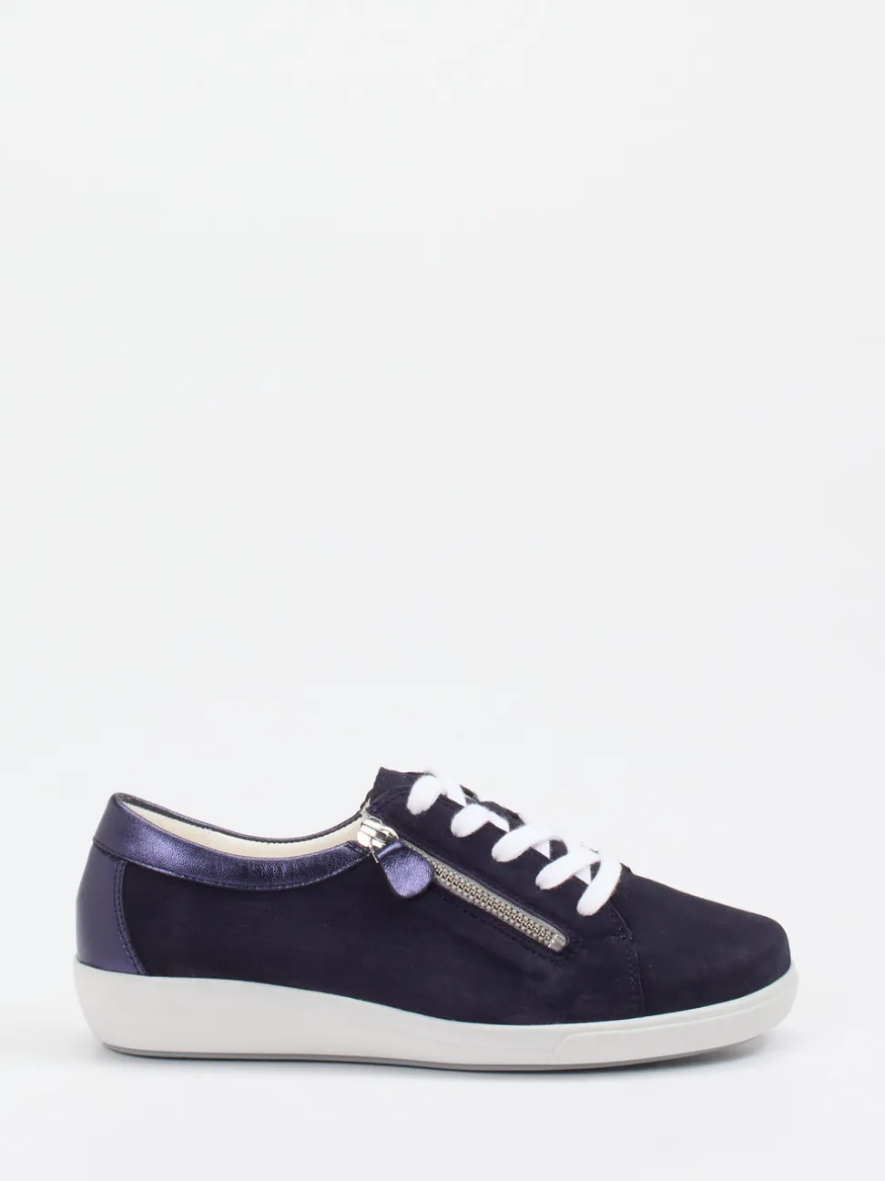 Christian Dietz – Komfort-Sneaker aus Veloursleder Blau