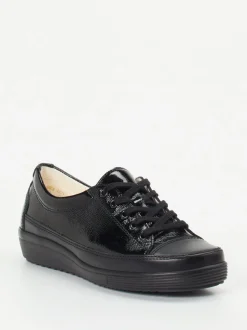 Christian Dietz – Komfort-Sneaker aus Lackleder Schwarz