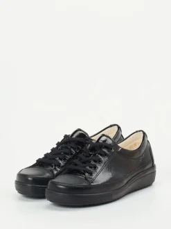 Christian Dietz – Komfort-Sneaker aus Lackleder Schwarz