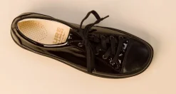 Christian Dietz – Komfort-Sneaker aus Lackleder Schwarz