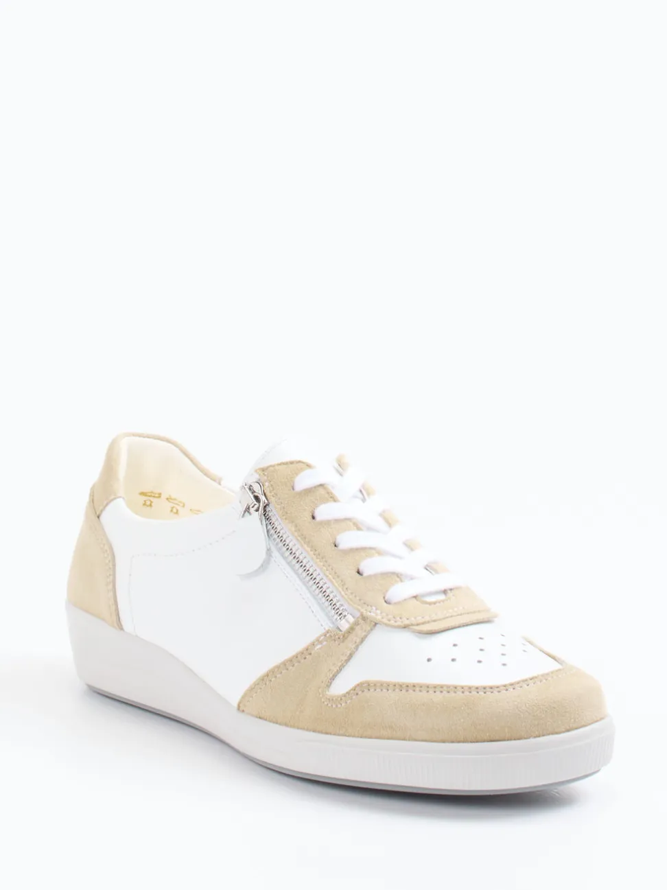 Christian Dietz – Komfort-Sneaker aus Velourleder Weiß