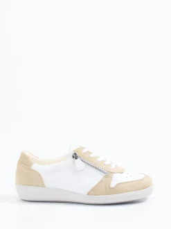 Christian Dietz – Komfort-Sneaker aus Velourleder Weiß