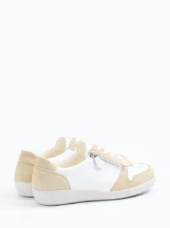 Christian Dietz – Komfort-Sneaker aus Velourleder Weiß