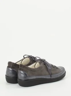 Christian Dietz – Komfort-Sneaker aus Veloursleder anthrazit