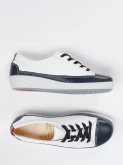 Christian Dietz – Komfort-Sneaker aus Kalbleder Weiß