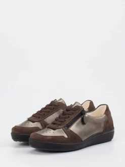 Christian Dietz – Komfort-Sneaker aus Veloursleder Braun
