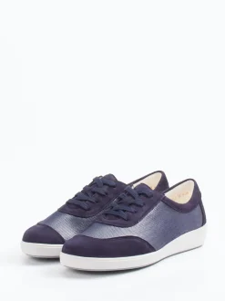 Christian Dietz – Komfort-Sneaker aus Stretch und Veloursleder