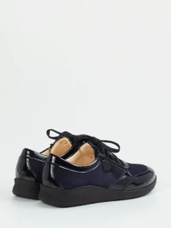 Christian Dietz – Komfort-Sneaker aus Veloursleder Dunkelblau