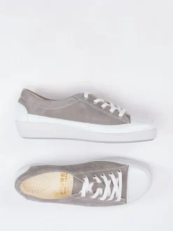 Christian Dietz – Sneaker aus Veloursleder grau