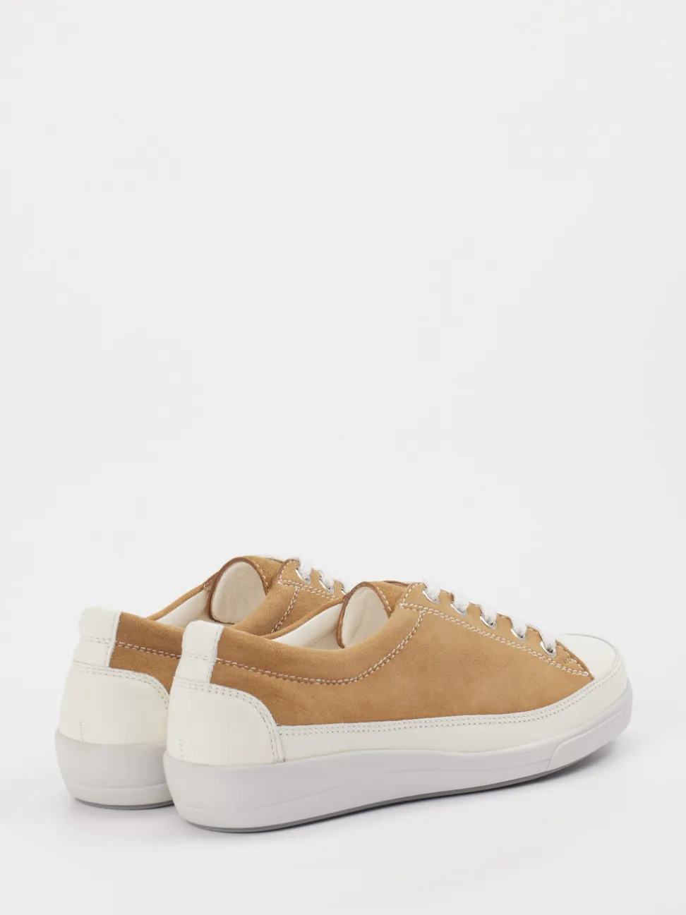 Christian Dietz – Sneaker aus Veloursleder Cognacbraun