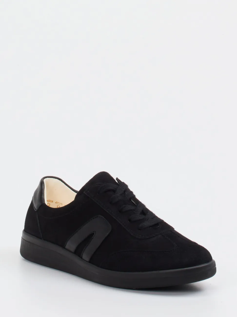 Christian Dietz – Sneaker aus Veloursleder Schwarz