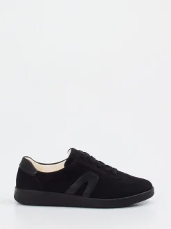 Christian Dietz – Sneaker aus Veloursleder Schwarz