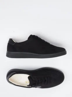 Christian Dietz – Sneaker aus Veloursleder Schwarz