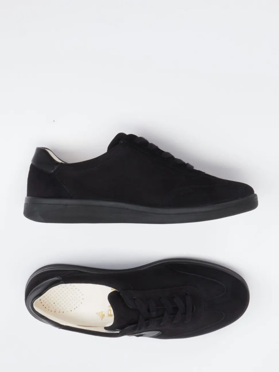 Christian Dietz – Sneaker aus Veloursleder Schwarz