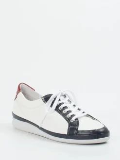Christian Dietz – Sneaker aus Kalbleder in Weiß-Multi