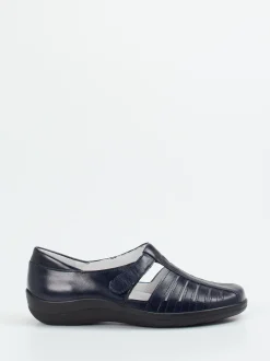 Christian Dietz – Spangenschuh aus Kalbleder Dunkelblau