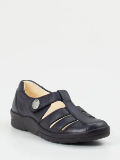 Christian Dietz – Spangenschuh aus Kalbleder Dunkelblau
