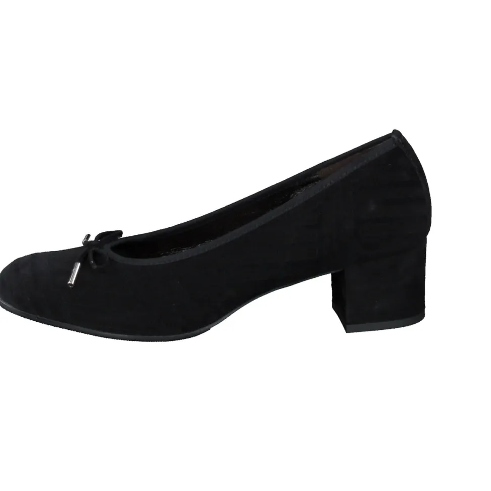 Cinzia Valle – Pumps aus Veloursleder Schwarz