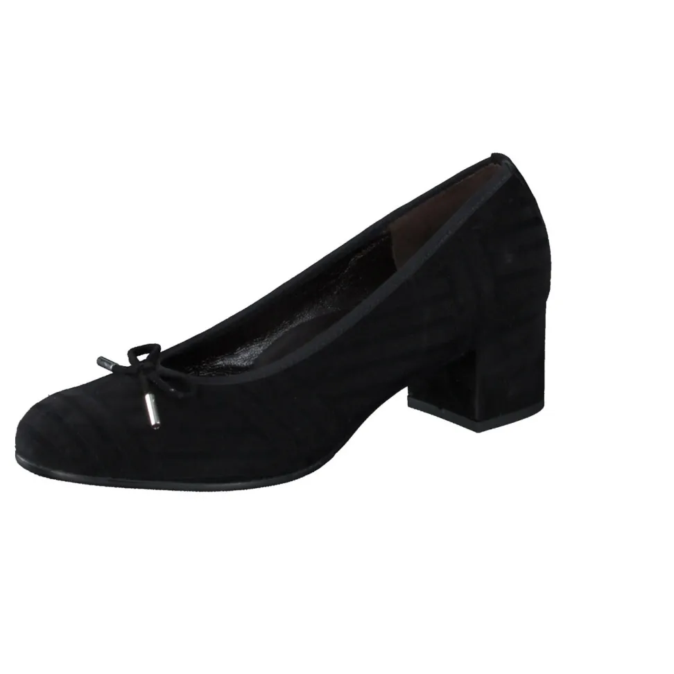 Cinzia Valle – Pumps aus Veloursleder Schwarz