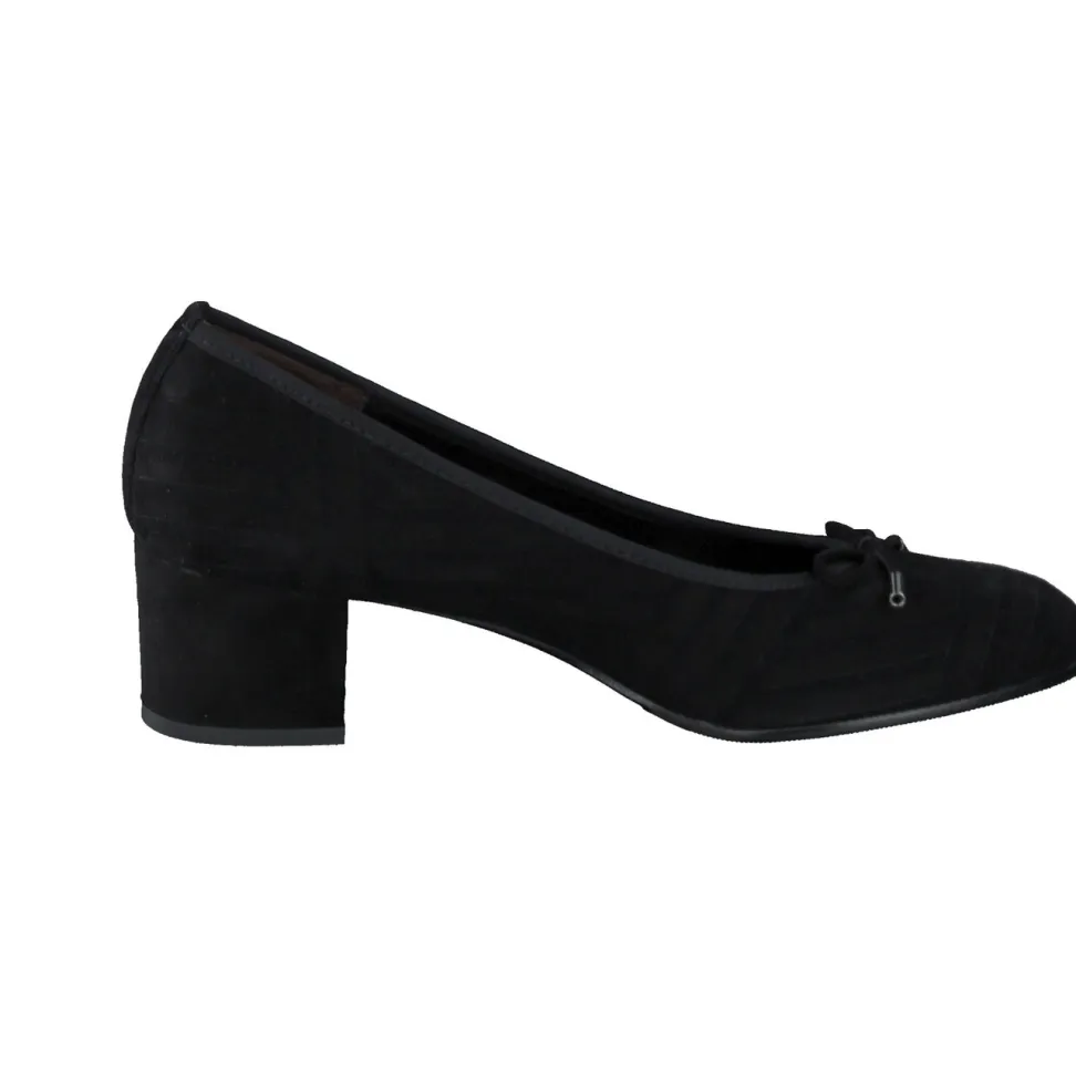 Cinzia Valle – Pumps aus Veloursleder Schwarz