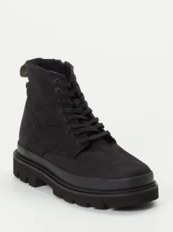 Clarks – Combat Boots aus Nubukleder Schwarz