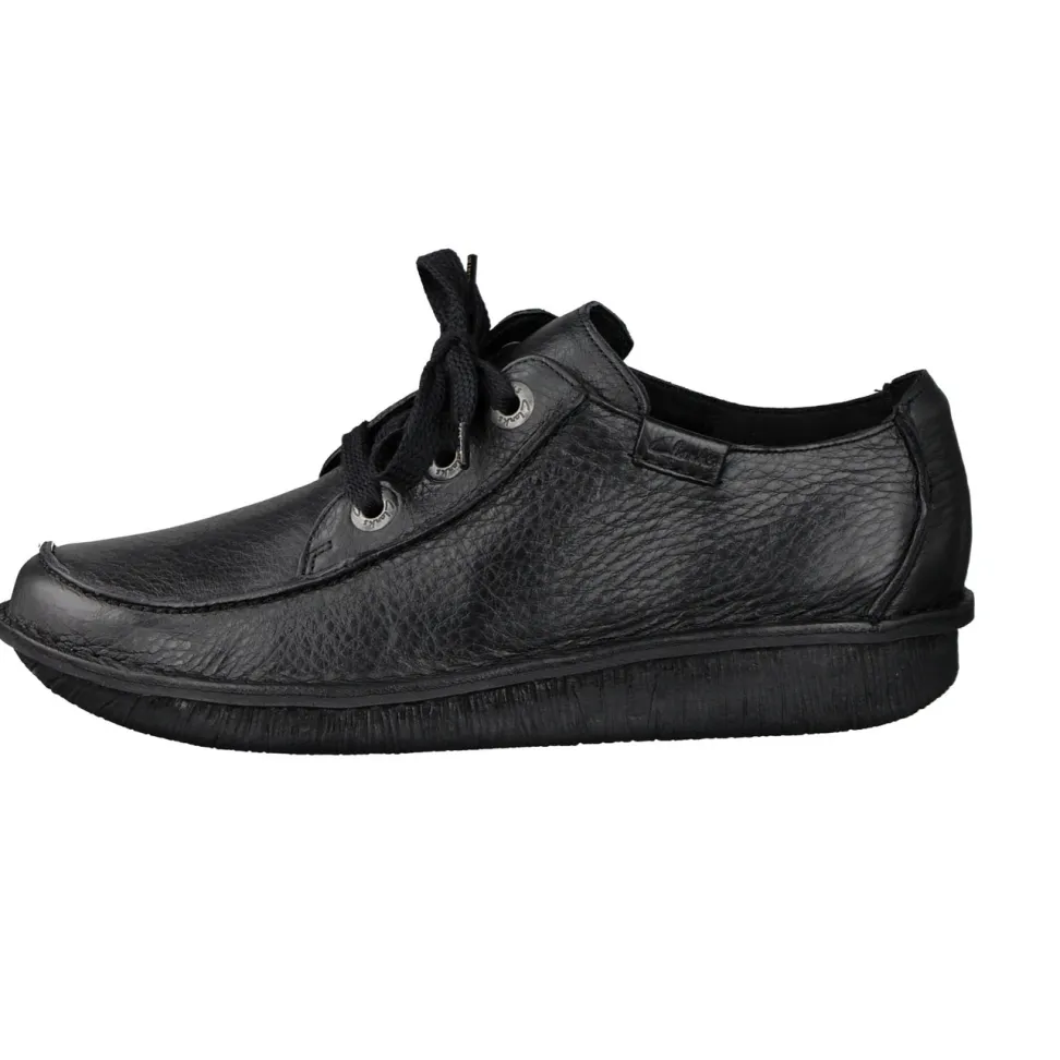Clarks – Schnürschuhe aus Kalbleder schwarz