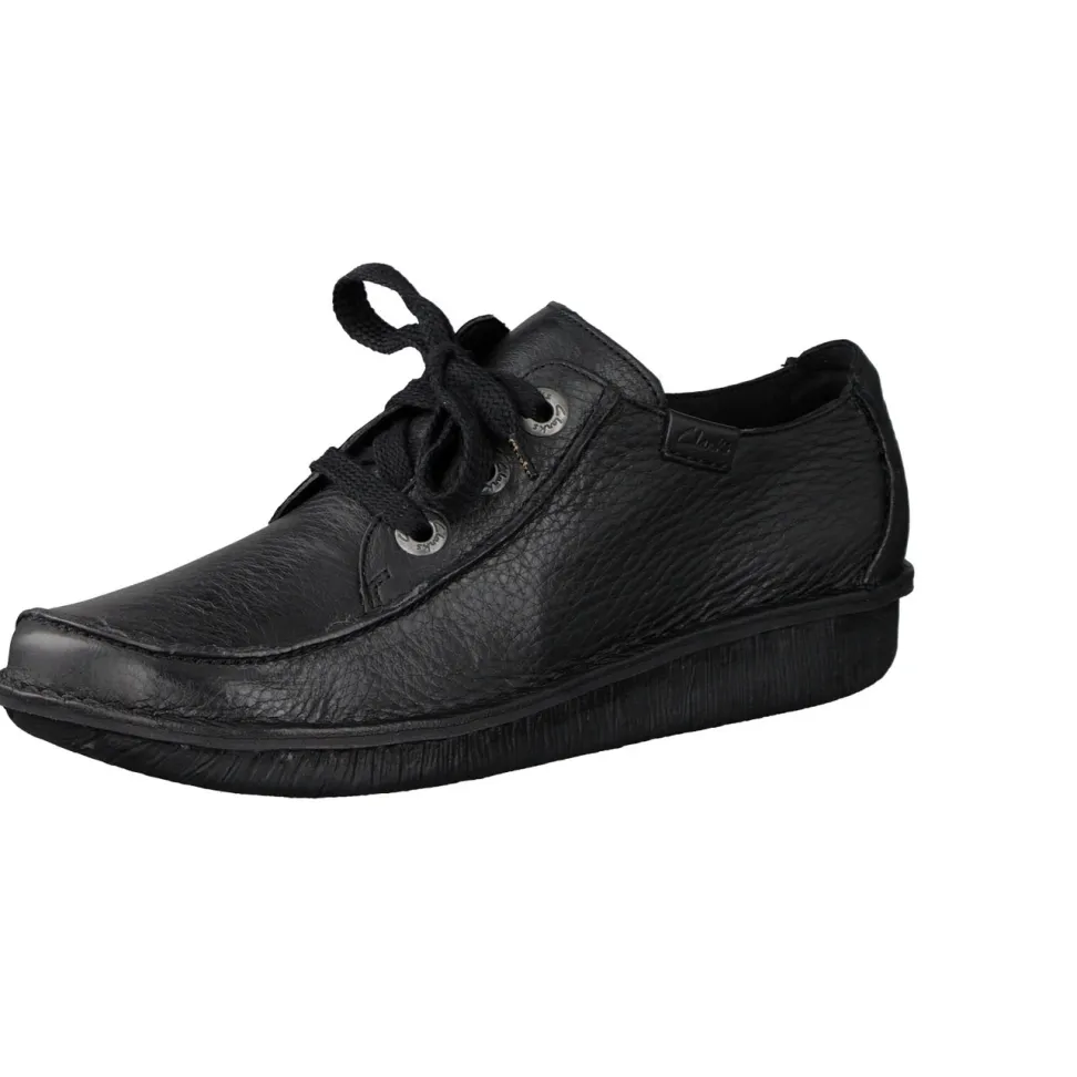 Clarks – Schnürschuhe aus Kalbleder schwarz