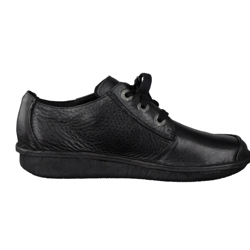 Clarks – Schnürschuhe aus Kalbleder schwarz