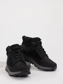 Clarks – Wanderschuh aus Leder und Textil schwarz