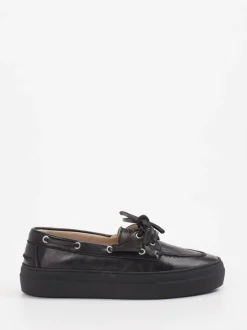 Copenhagen – Bootsschuh aus Leder Schwarz