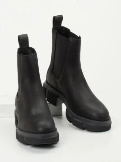 Copenhagen – Chelsea Boots aus Nubukleder Schwarz