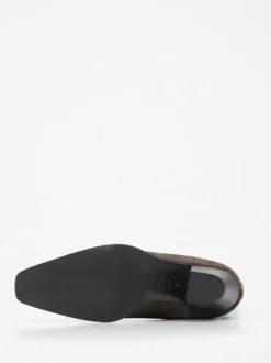 Copenhagen – Chelsea Boots aus Veloursleder grau