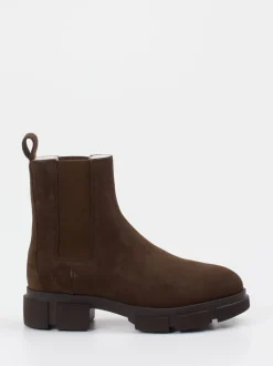 Copenhagen – Chelsea Boots aus Nubukleder schokobraun