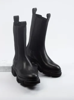 Copenhagen – Chelsea Boots aus Kalbleder schwarz