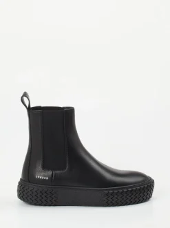 Copenhagen – Chelsea Boots aus Leder in Schwarz