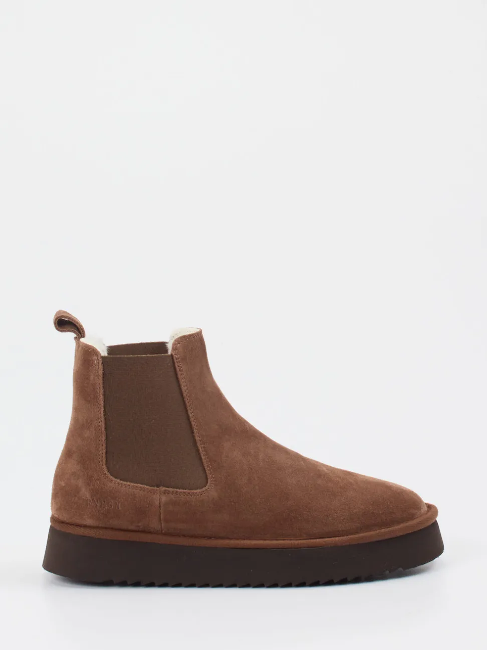 Copenhagen – Chelsea Boots aus Veloursleder braun
