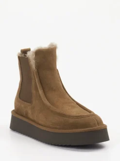 Copenhagen – Chelsea Boots aus Leder mittelbraun
