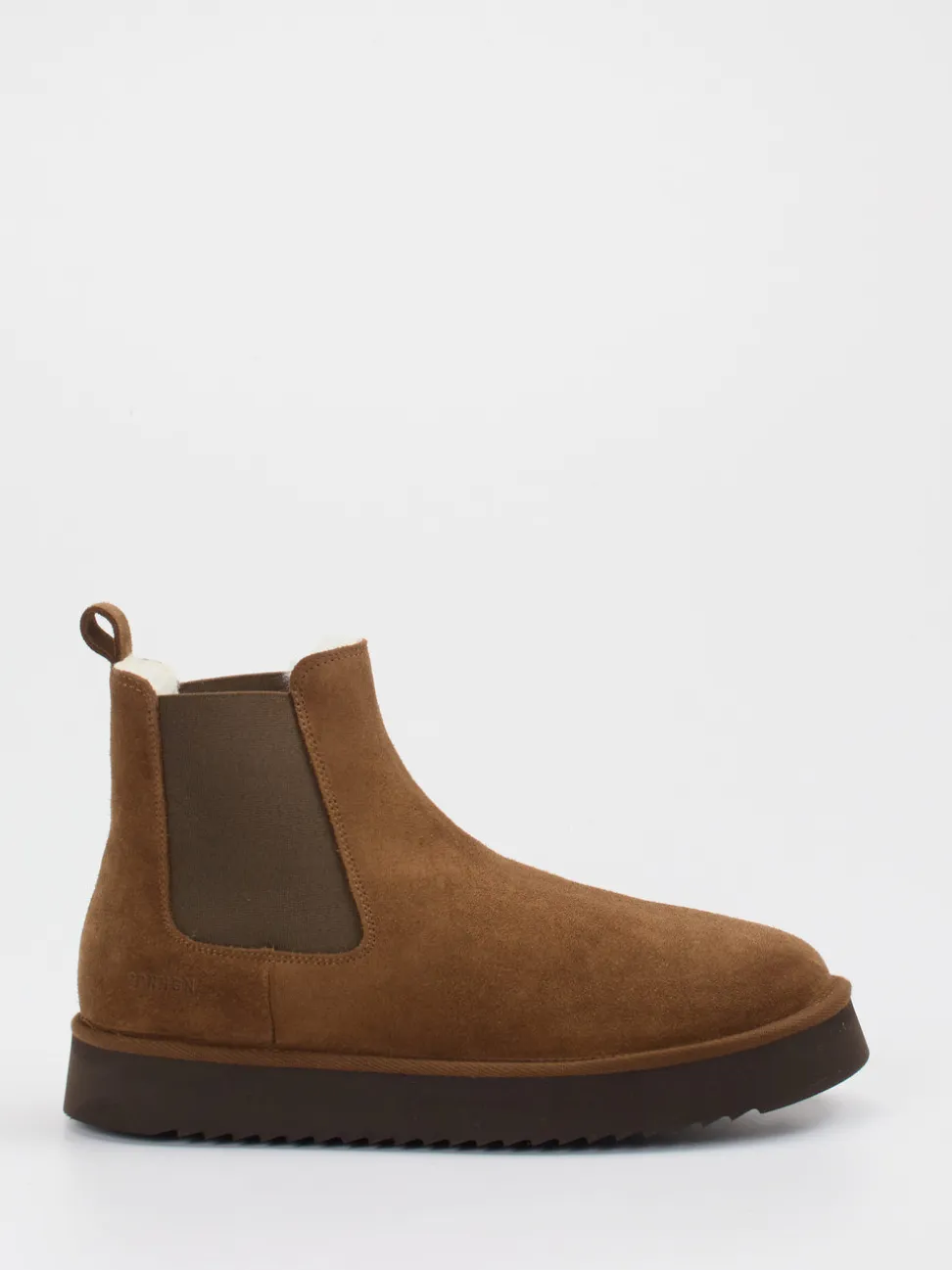 Copenhagen – Chelsea Boots aus Veloursleder braun