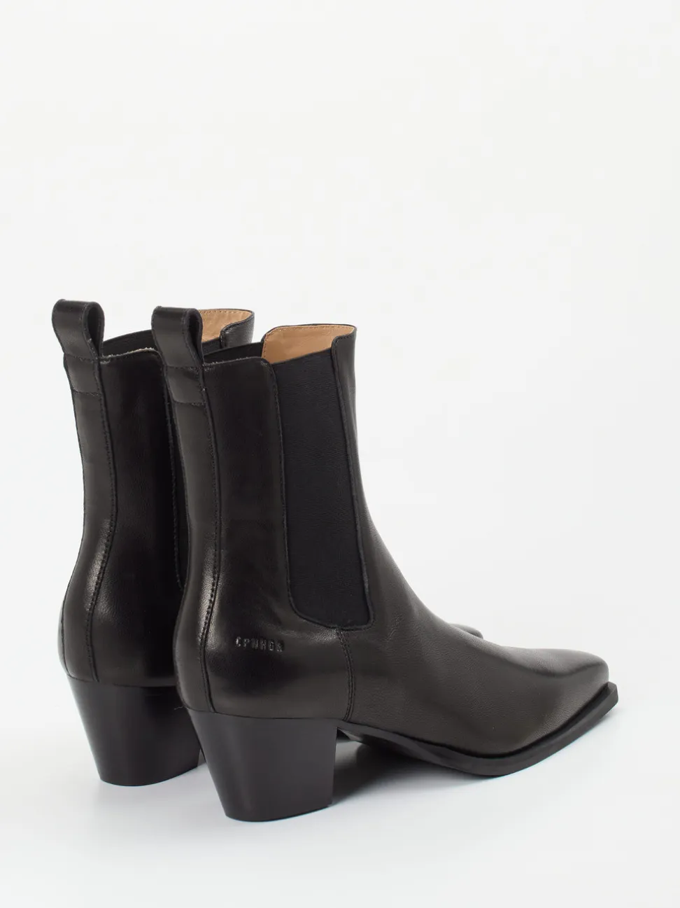 Copenhagen – Chelsea Boots aus Glattleder Schwarz