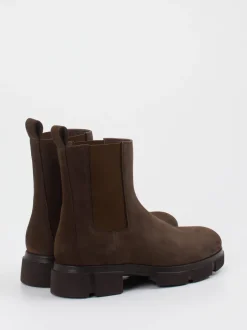 Copenhagen – Chelsea Boots aus Nubukleder dunkelbraun