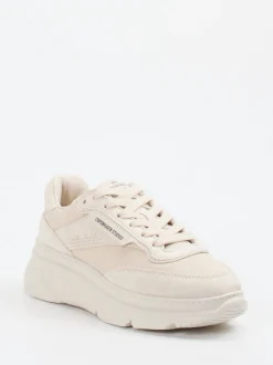Copenhagen – Chunky Sneaker aus Veloursleder Beige