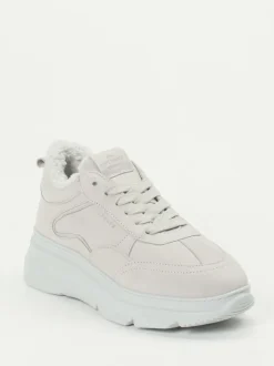 Copenhagen – Chunky Sneaker aus Nubukleder hellgrau