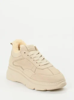 Copenhagen – Chunky Sneaker aus Nubukleder Beige