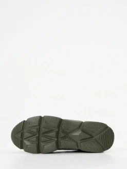Copenhagen – Chunky Sneaker aus Nubukleder olivgrün